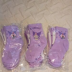 Purple Character Socks Set Age 3/5